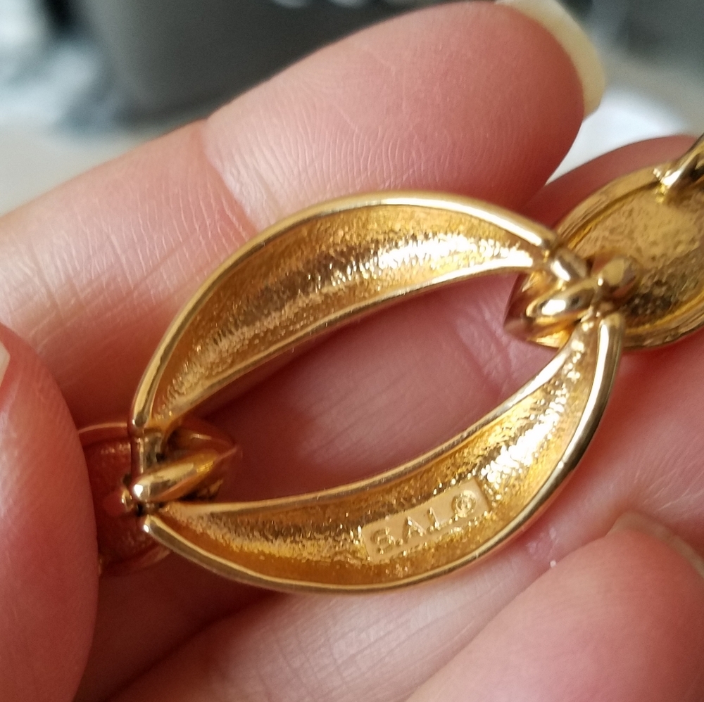 AUTHENTIC Swarovski Gold plated bracelet - Picture 7 of 16